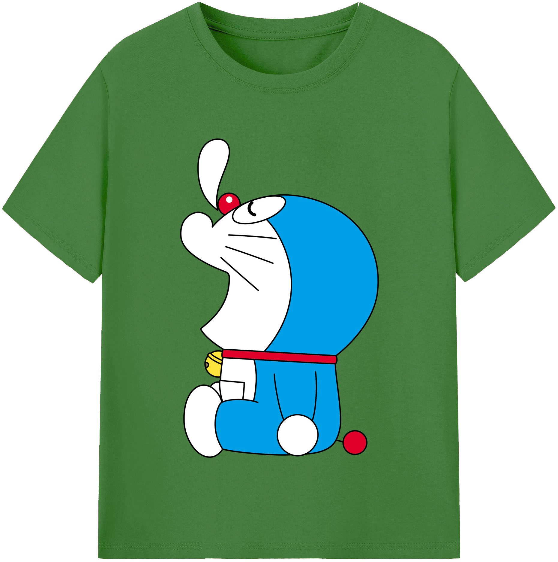 （画像用） ドラえもん Doraemon レディースカジュアルプリントTシャツ（綿100％）